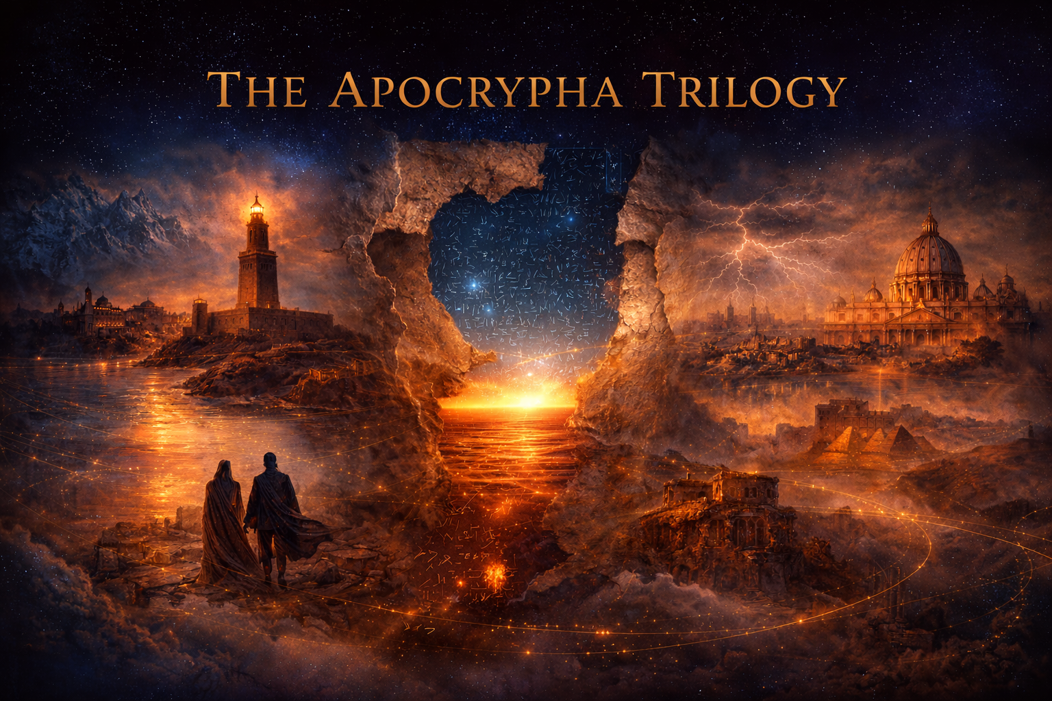 The Apocrypha Trilogy Book Page-Website